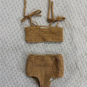 Toddler Smocked High-Waist Bikini - size 1/2
